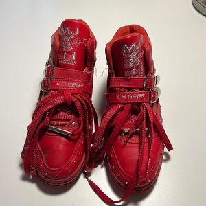 Michael Jackson Vintage 1989 "Billie Jean" Signature Shoe LA GEAR  Size 7 1/2